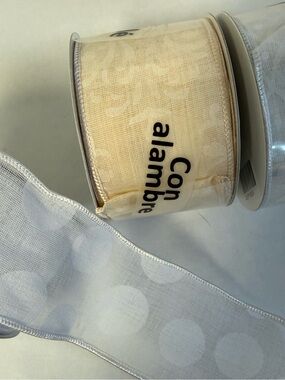 OFFRAY 3 Spools Sheer Ribbon NWT
